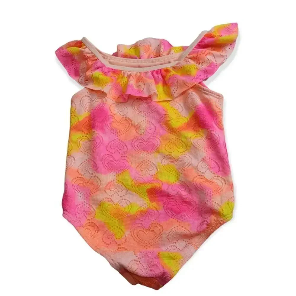 Wonder Nation heart swimsuit 4T